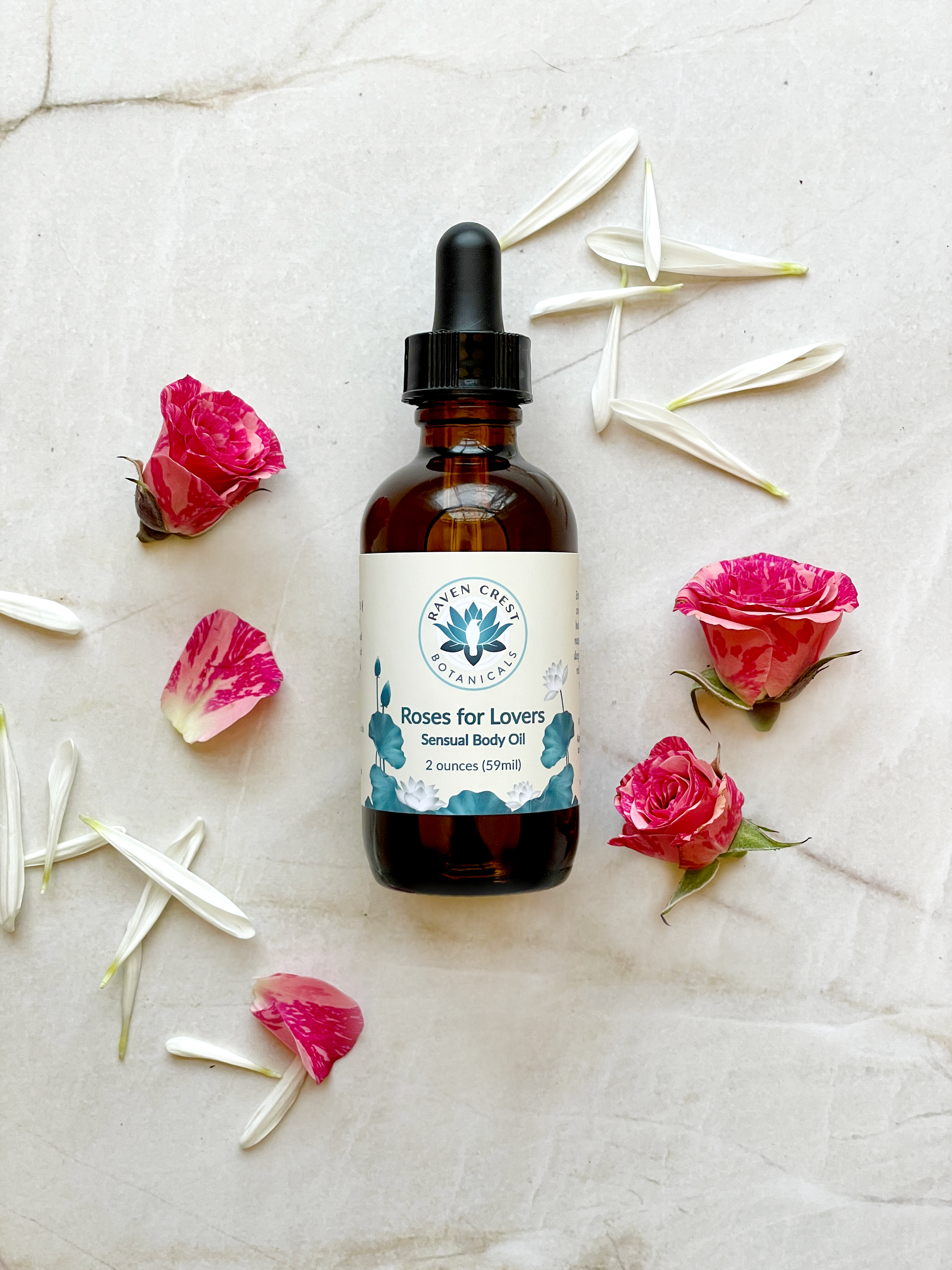 Roses for Lovers Massage Oil